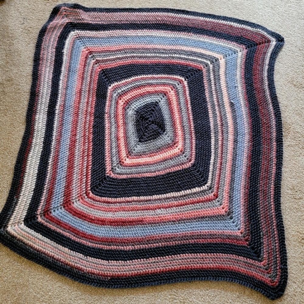 Homemade lap blanket